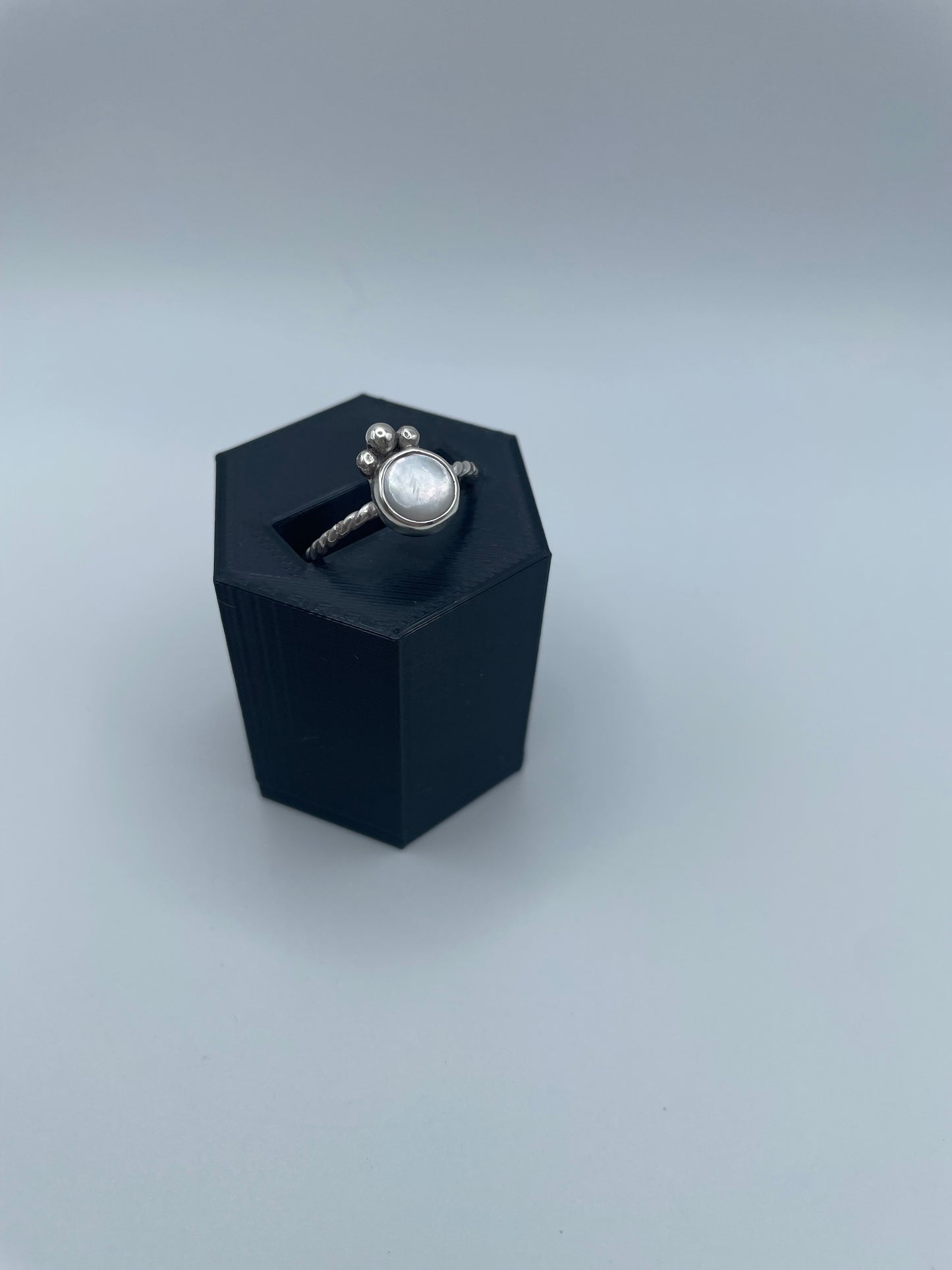 Mother of Pearl Ring, Size 8.5