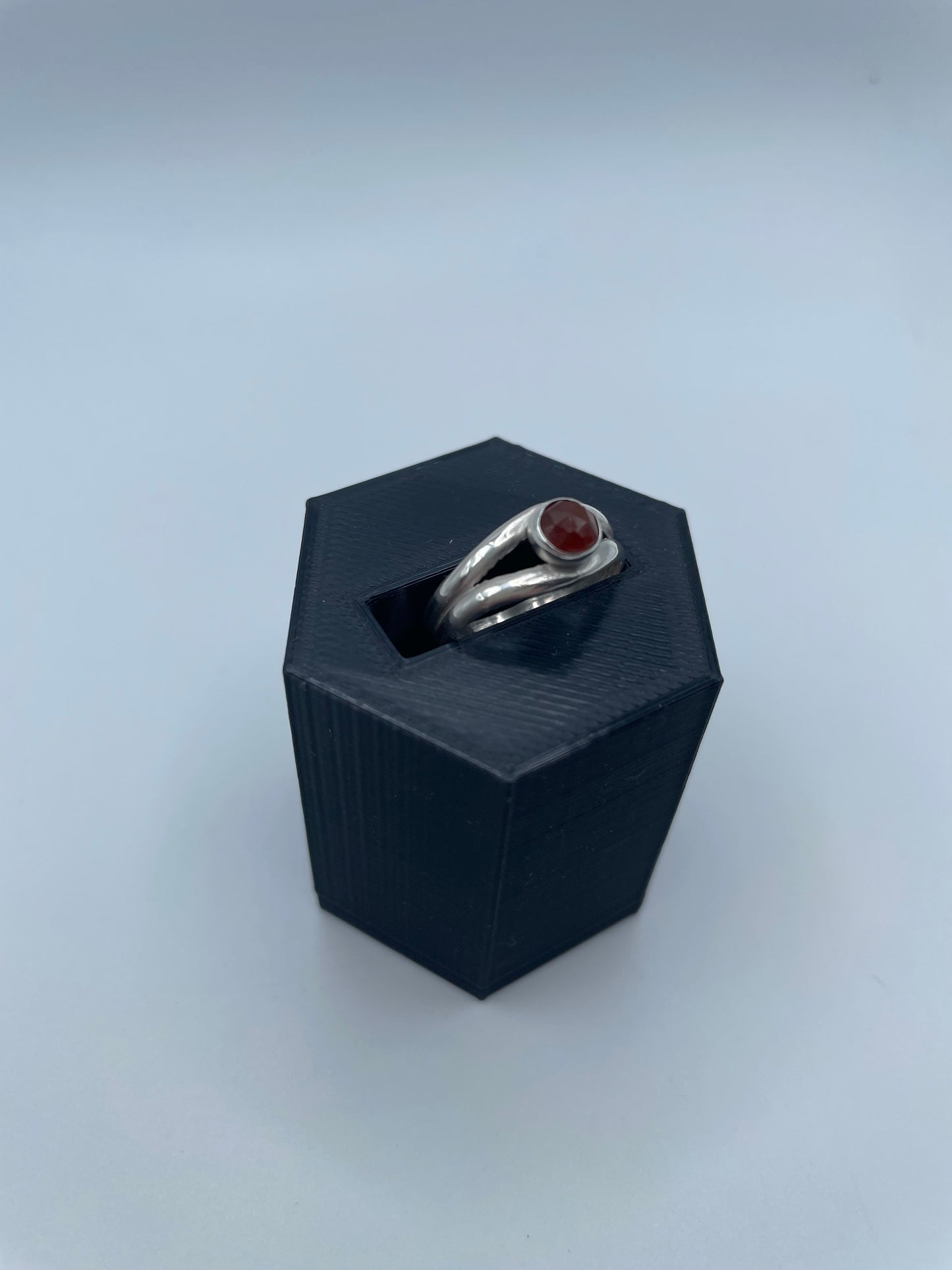 Orange Kyanite Ring, Size 5.5