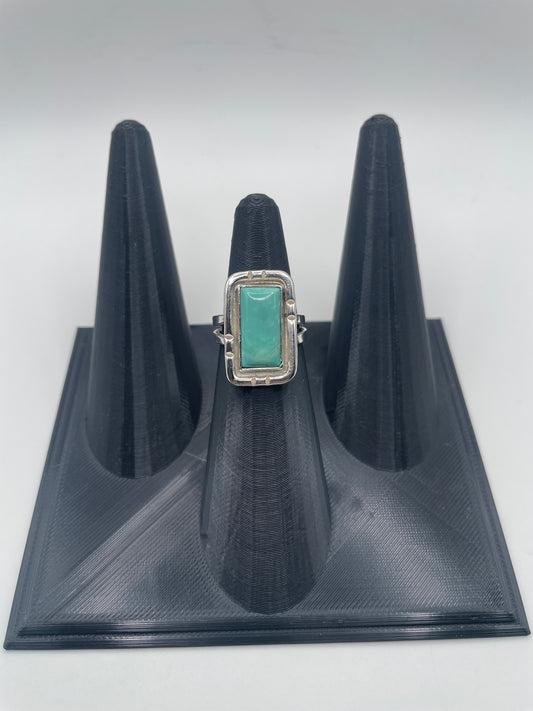 Kingman Sky Turquoise Ring (Size 7)