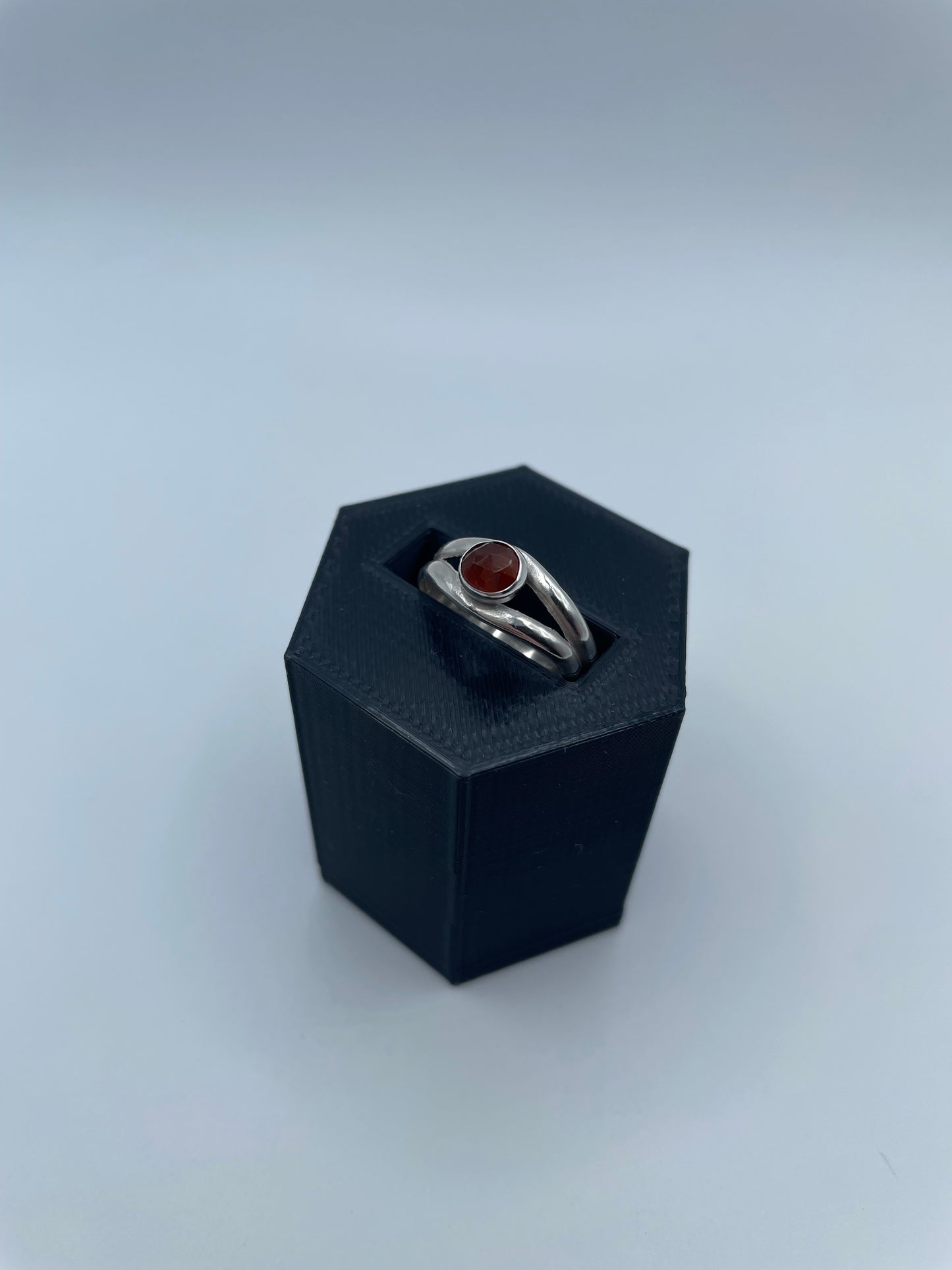 Orange Kyanite Ring, Size 5.5