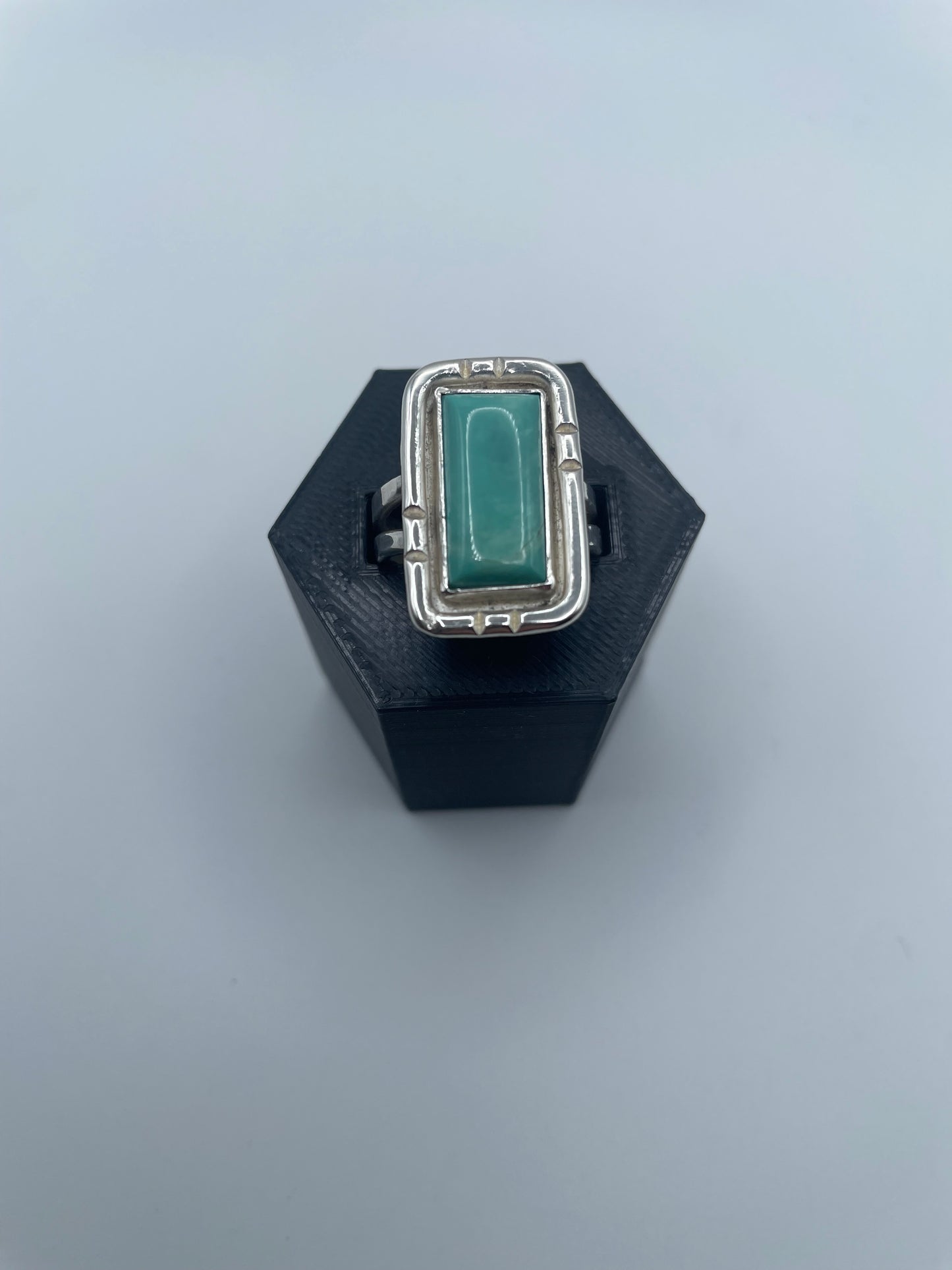 Kingman Sky Turquoise Ring (Size 7)