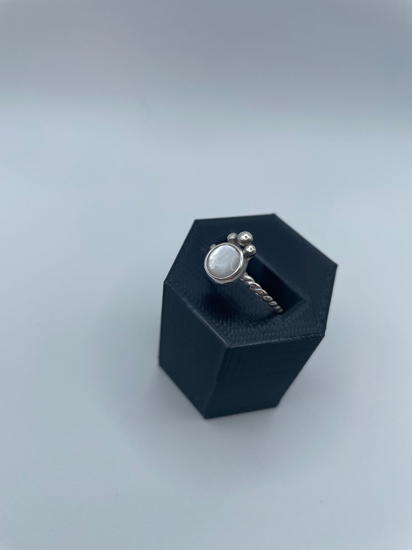 Mother of Pearl Ring, Size 8.5