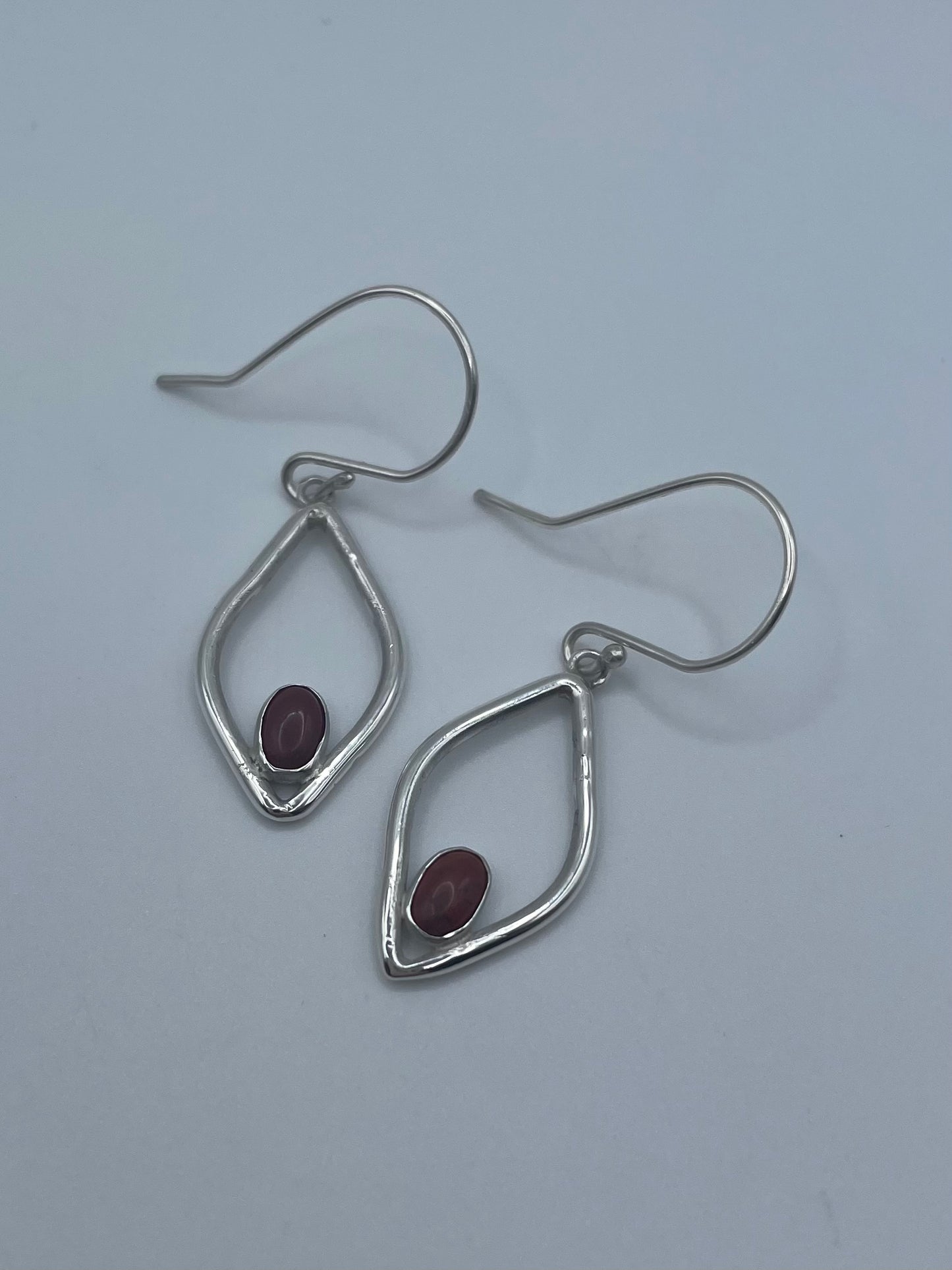 Red Jasper Teardrop Earrings