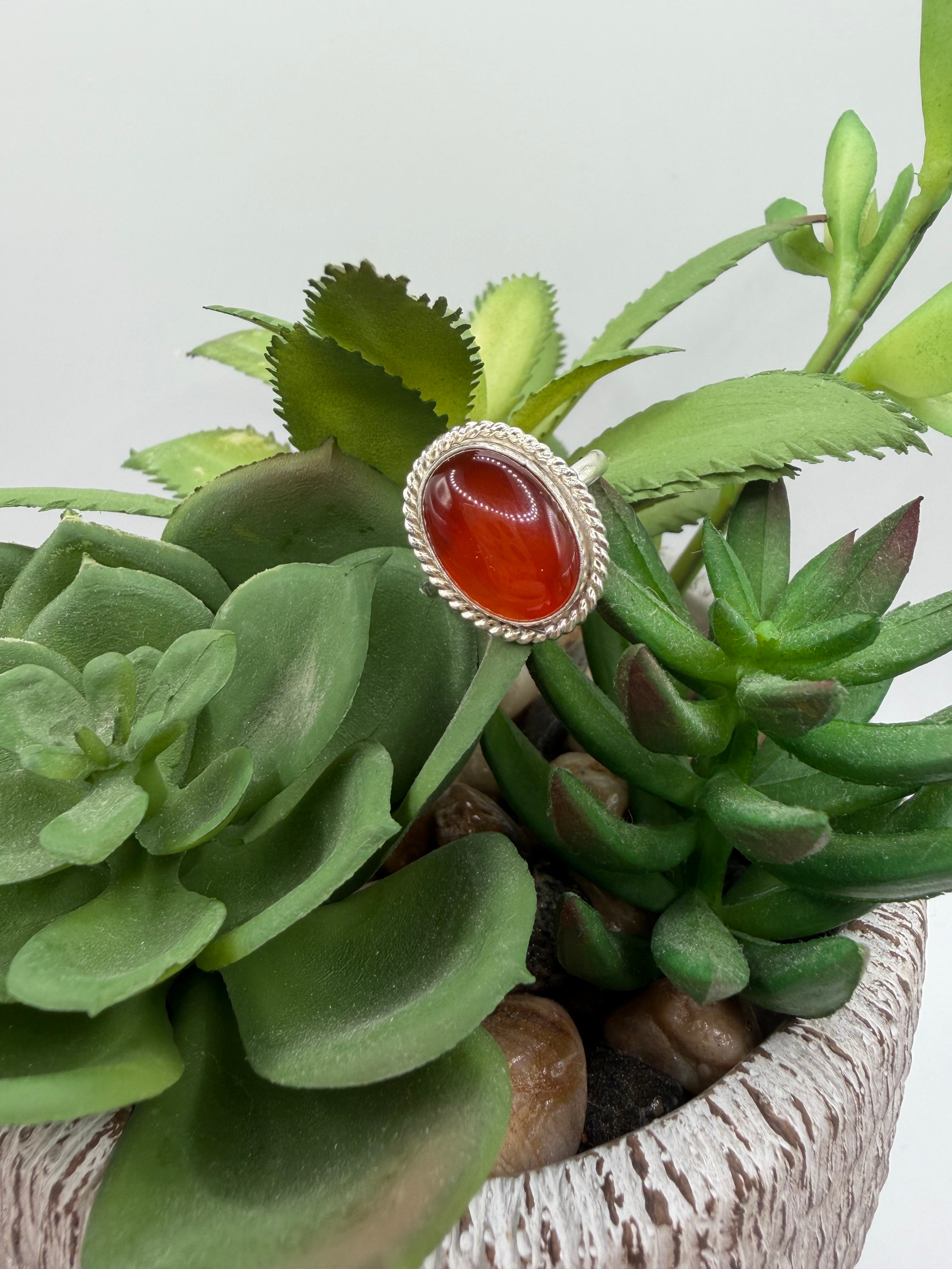 Carnelian Ring, Size 7