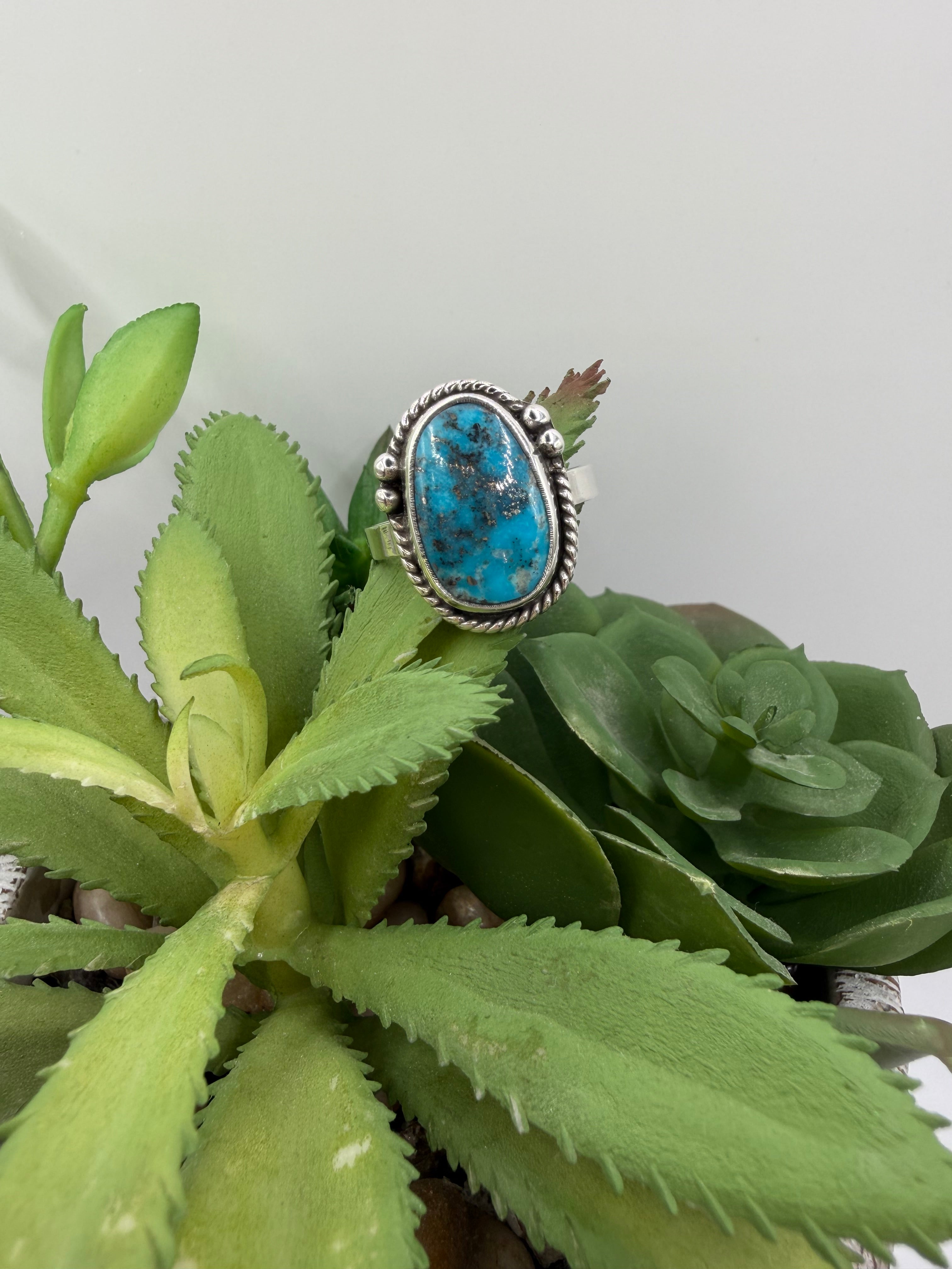 Turquoise Ring, Size 9.5