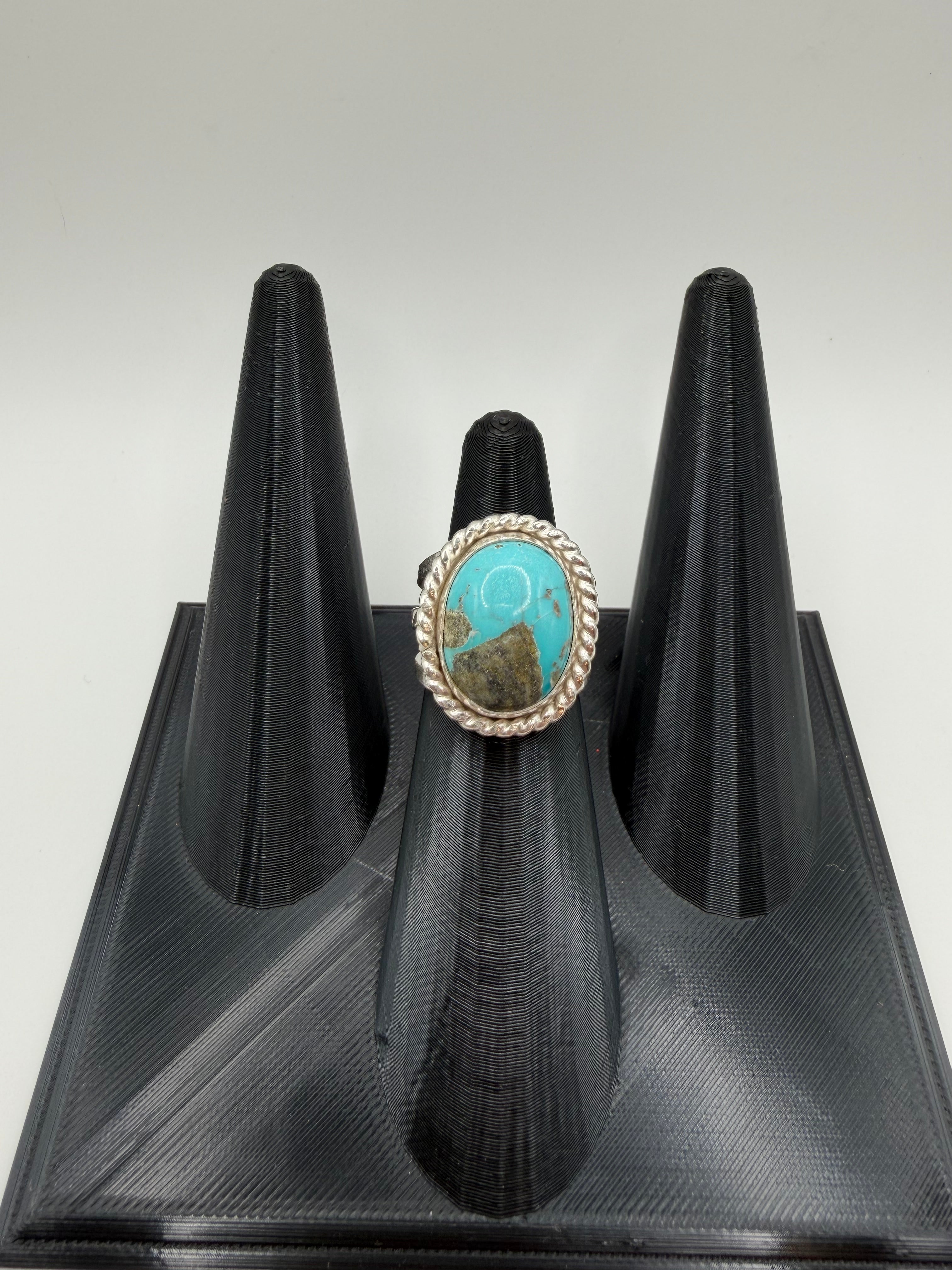 Royston Turquoise Ring, Size 7.5