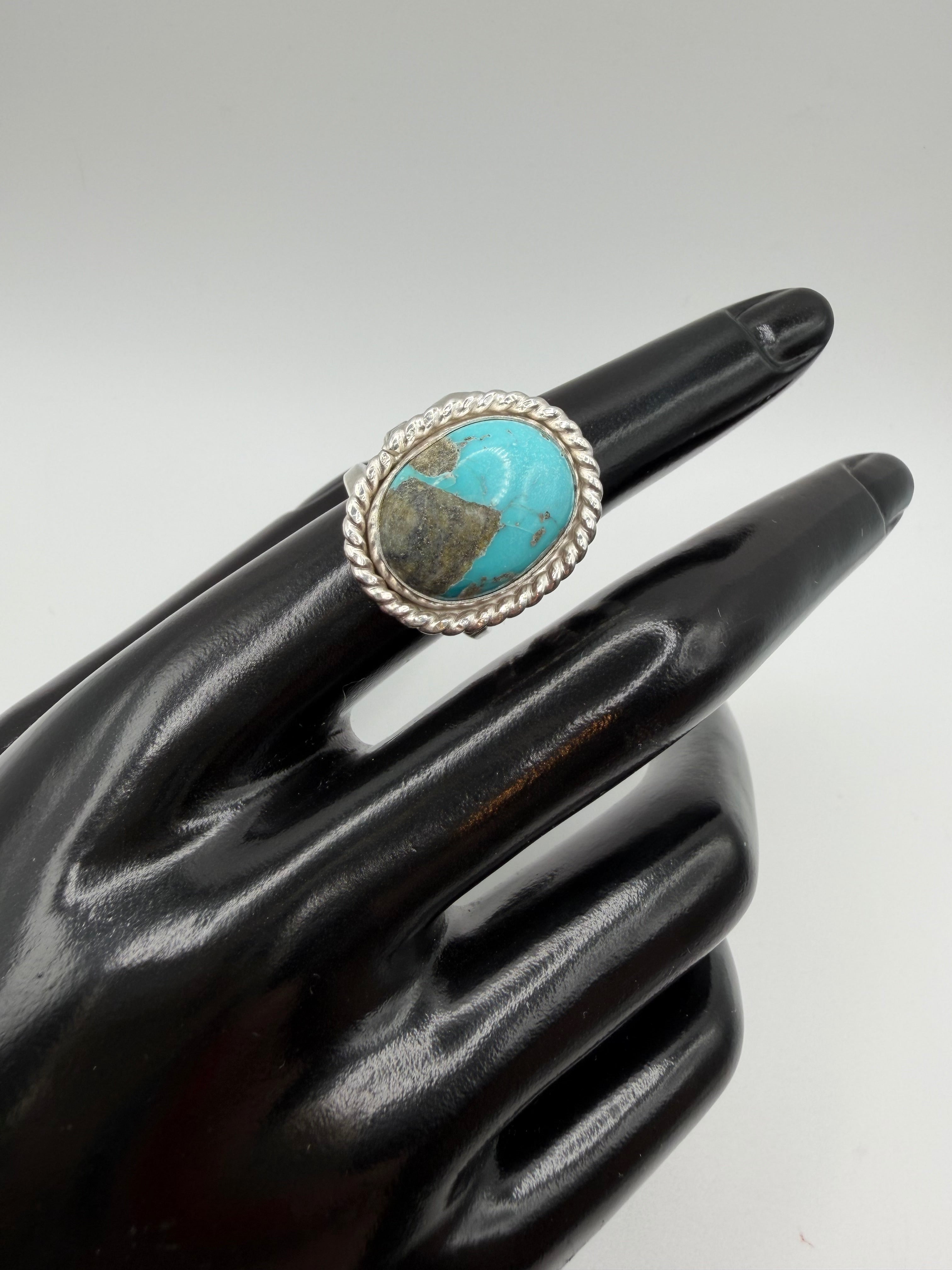 Royston Turquoise Ring, Size 7.5
