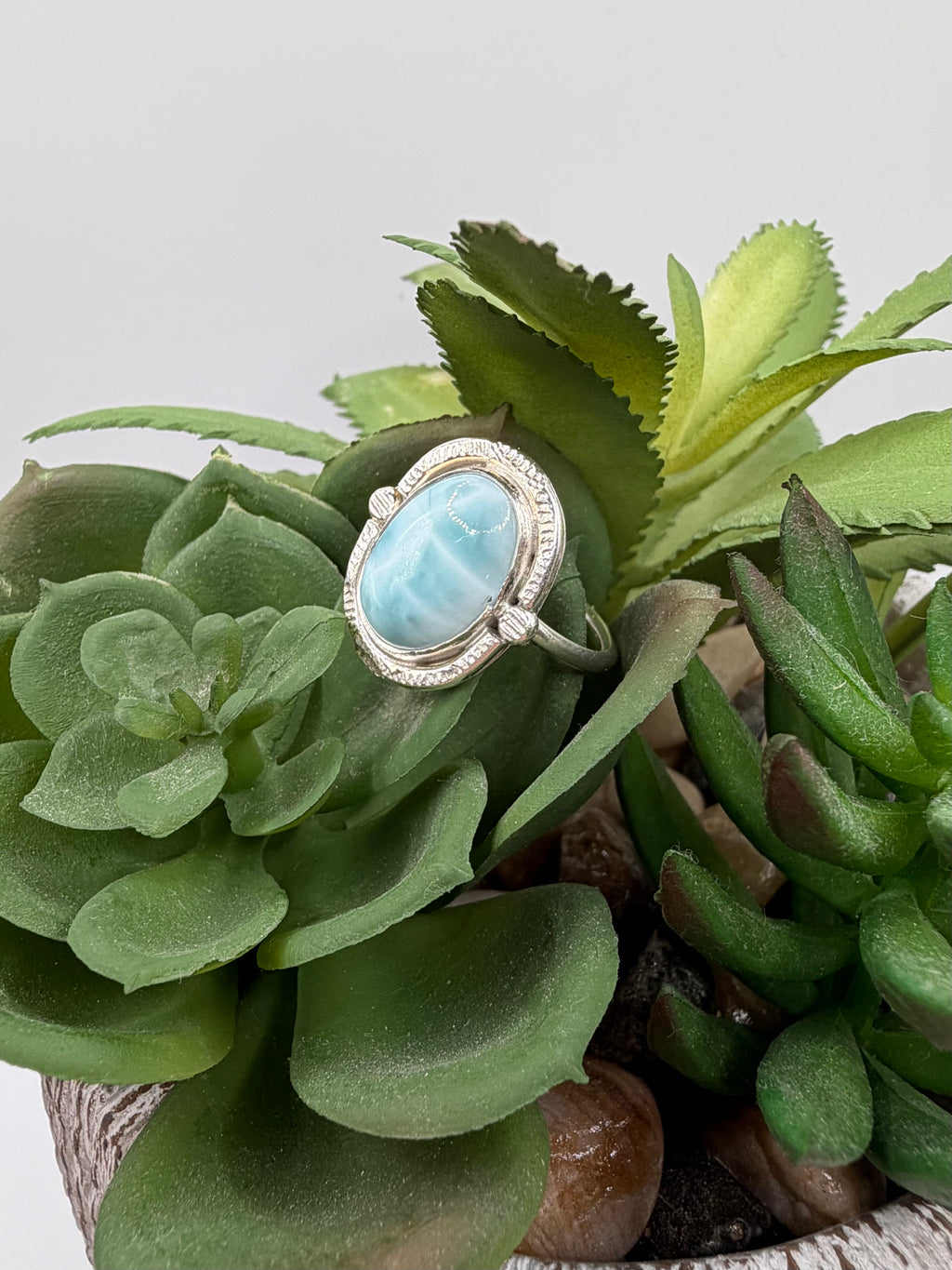 Larimar Ring, Size 7