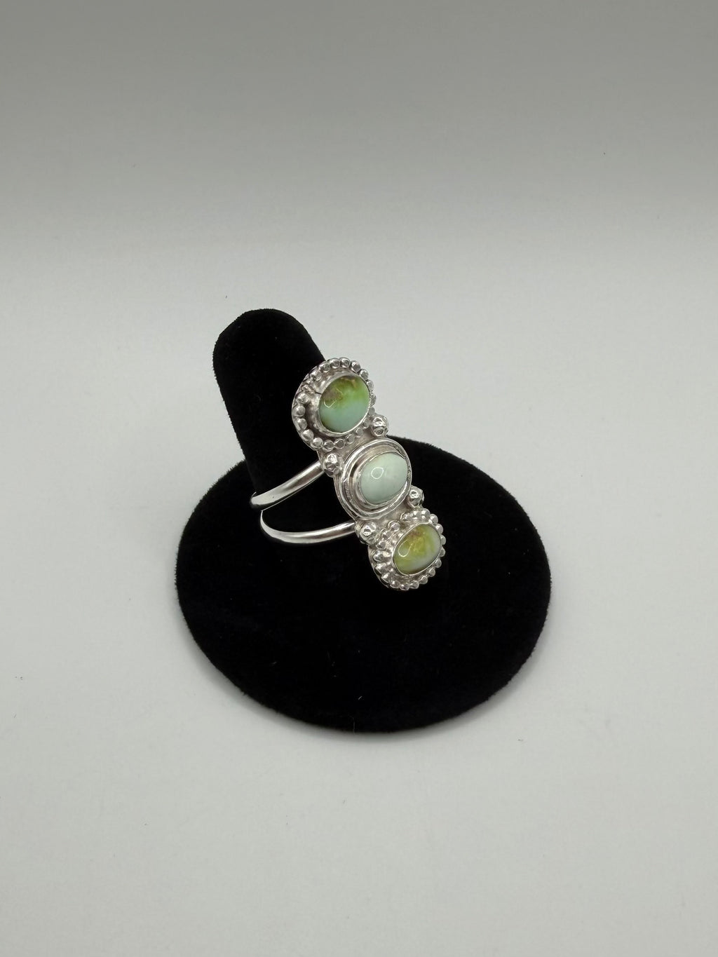 Palomino Turquoise Triplet Ring, Size 8