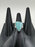 Larimar Statement Ring, Size 10