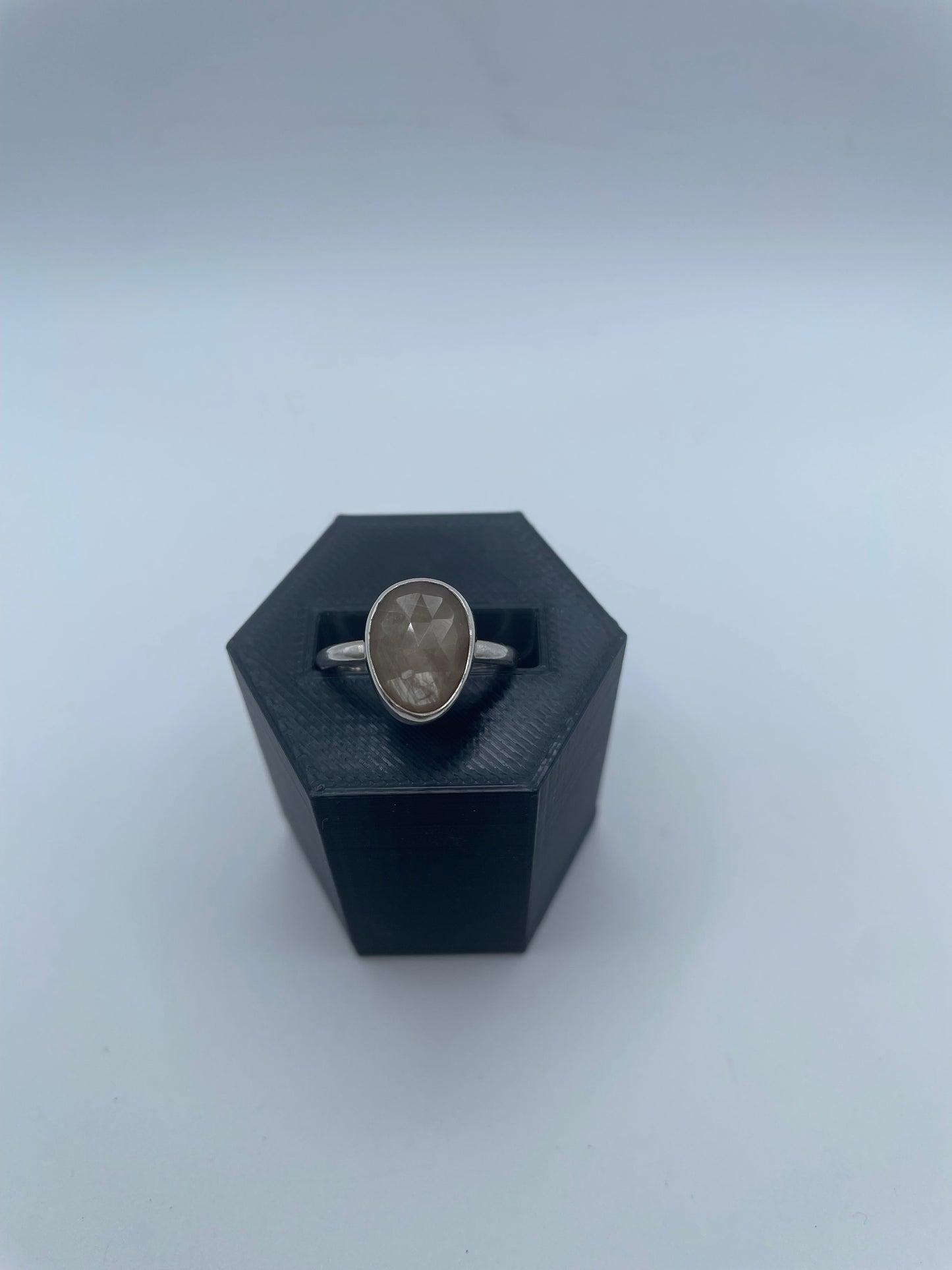 Golden Hour Faceted Yellow Sapphire Ring (Size 5.5)